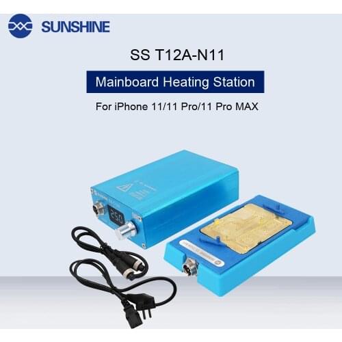 SS T12A-N11 Motherboard Layered Preheating Station Heating Stage For iPhone 11/11 Pro/11 Pro MAX A13 CPU NAND Heating Repair