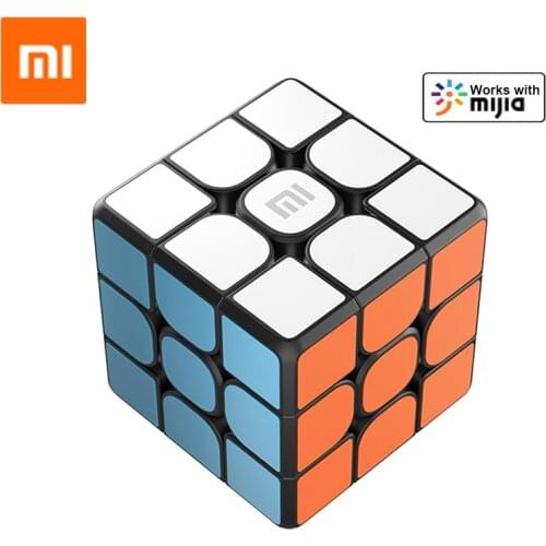 Original Xiaomi Smart Magic Cube Bluetooth 3D Dynamic Teaching Six Axis Sensor Work With Mijia Smart Home for Science Education