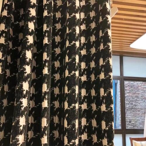 New Chenille Jacquard Modern Nordic Curtains Finished Custom Thickened Blackout Curtains Curtains for Living Dining Room Bedroom