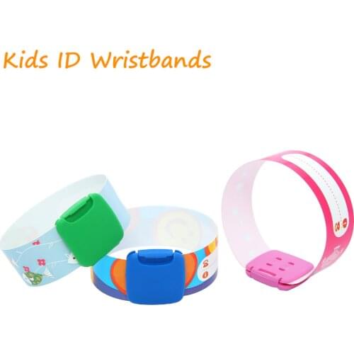 Children Kids SOS ID Wristband Reuseable Identity Safety Wrist Band Baby Child Adjustable Bracelet Silicone Wristbands Armband