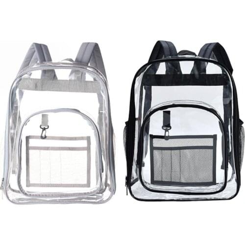 Women Backpack Transparent Versatile Student Bags Youth Backpacks Spring New School Bag For Teenagers Girls Feminina Rucksack