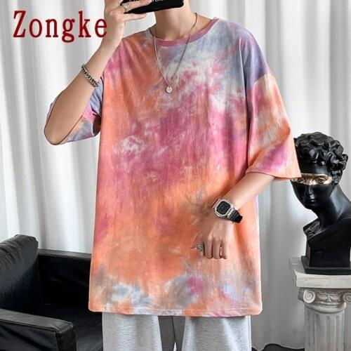 Zongke Men's T-shirts With Print