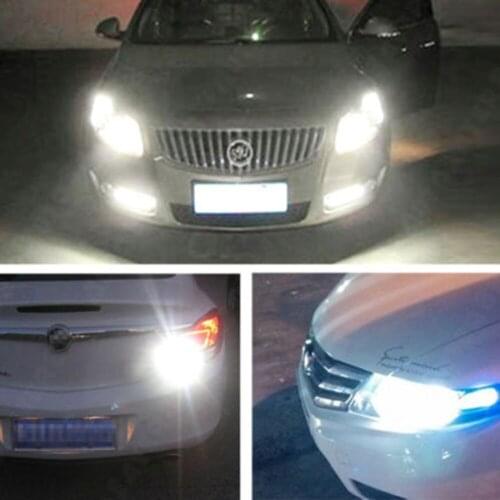 1PC 80W 12-24V 1156 Chip High Bright LED Reverse Lights BA15S Turn Signals Light High Power P21W Rear Tail Bulbs Drop shipping