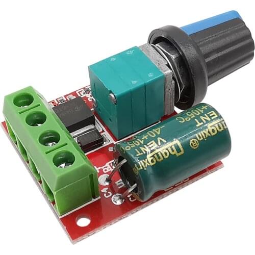 12V DC Motor Speed Controller Module 5A 90W PWM Controller DC-DC 4.5V-35V Adjustable Speed Regulator Control Governor Switch 24V