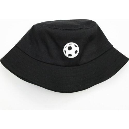 2021 Football Embroidery Cotton Bucket Hat Fisherman Hat Outdoor Travel Hat Sun Cap Hats for Men and Women 213
