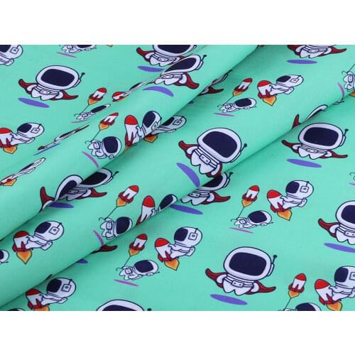 50*140Cm Cartoons Patroon Polyester Katoen Patchwor Gedrukt Voor Tissue Kids Home Textiel Voor Naaien Pop Jurk gordijn