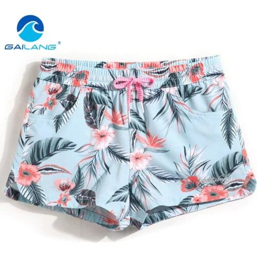 Gailang Brand Women Casual Shorts Quick Drying Swimwear Swimsuits Woman Shorts Bottom Plus Size XL Boardshort Bermuda Masculina
