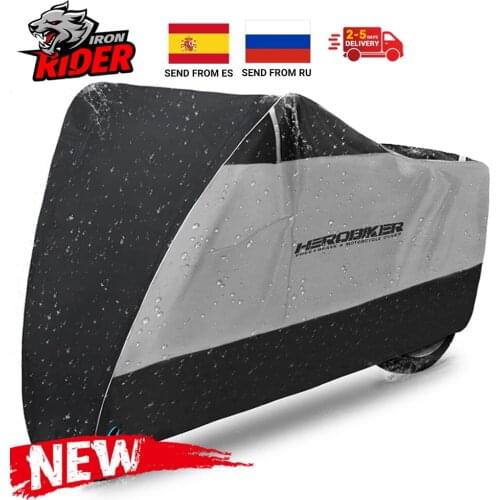 HEROBIKER Motorcycle cover universal Outdoor UV Protector Scooter All Season waterproof Bike Rain Dustproof cover