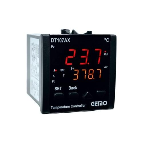 DT107AX-230VAC-S Gemo Auto-tune PID Digital Temperature Controller Out Output : Resistive load, (optional SSR)