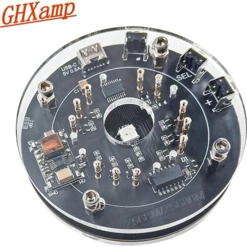 GHXAMP Z568M Z5680M Nixie Clock Single Glow Tube Clock RGB Lamp Bead Audio Glow Tube Socket USB C Connector 1PC