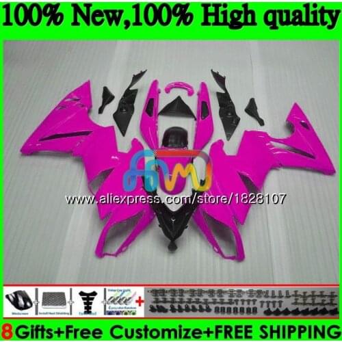 Body Kit For KAWASAKI 650R ER 6 F 650 R ER6 F 09-11 31BS.20 ER 6F 650-R ER-6F ER6F 09 10 11 2009 2010 Rose Pink top 2011 Fairing
