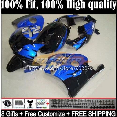 Injection Body For HONDA CBR 250RR 250CC CBR250RR 1988 1989 40CL.19 CBR 250 RR CC MC19 CBR250 RR 88 89 OEM Fairings Glossy blue