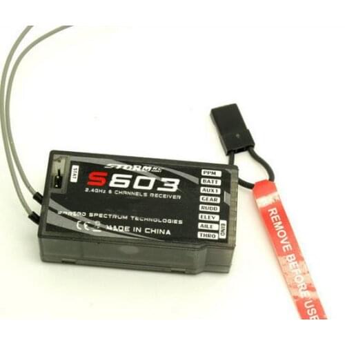 S603 6CH 2.4G Receiver COMPATIBLE WITH DX6i JR DX7 PPM Quadcopter for Helicopters Quardcopters RC Airplane DSMX