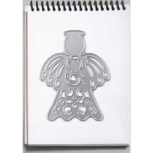 F2TE Angel Metal Cutting Dies Stencil DIY Scrapbooking Album Paper Card Template Mold Embossing Decoration