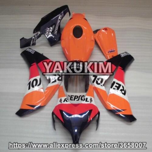 ABS Plastics Injection Fairing For Honda CBR1000RR 2008 2009 2010 2011 Motocycle Cover CBR 1000RR 2008 2009 2010 2011 Customize