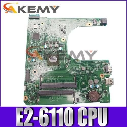 Original Laptop motherboard For DELL Inspiron 3555 E2-6110 CN-0517DH 0517DH 15276-1 EM6110 CPU Mainboard