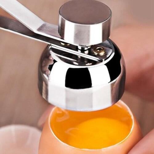 Stainless Steel Egg Scissors Egg Topper Cutter Shell Opener Boiled Raw Egg Open Creative Kitchen Tools Accessories