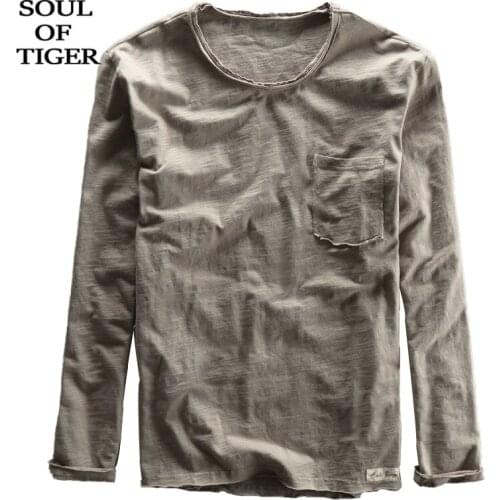 SOUL OF TIGER Mens Summer T-shirts