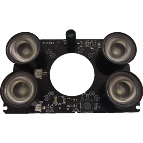 Infrared Light Board CCTV Infrared Light Board IR LED Array Board 4pcs 42mil Array IR LED For ONVIF CCTV Security IP Camera