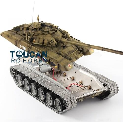 Henglong 1/16 3938 T90 RC Tank Metal Chassis Infrared 360 Turret Barrel Recoil TH16815