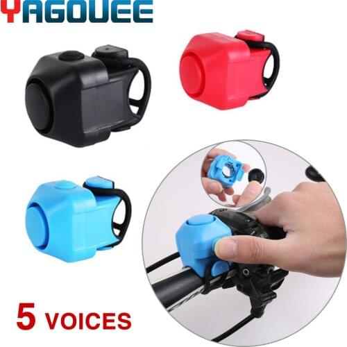 Bike Electronic Loud Horn 130 db Warning Safety Electric Police Siren Bicycle Handlebar Alarm Ring Bell Cycling Accessories