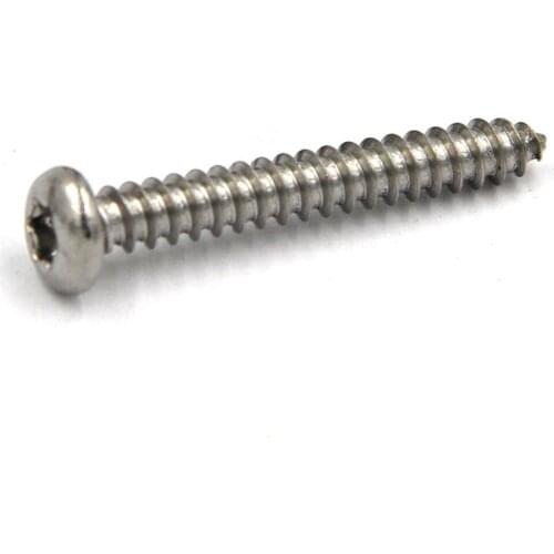 50Pcs/lot M2.2 M4 M4.2 GB2670.1 304 Stainless Steel Pan Head Round Heads Plum Blossom Anti-theft Self-tapping screws