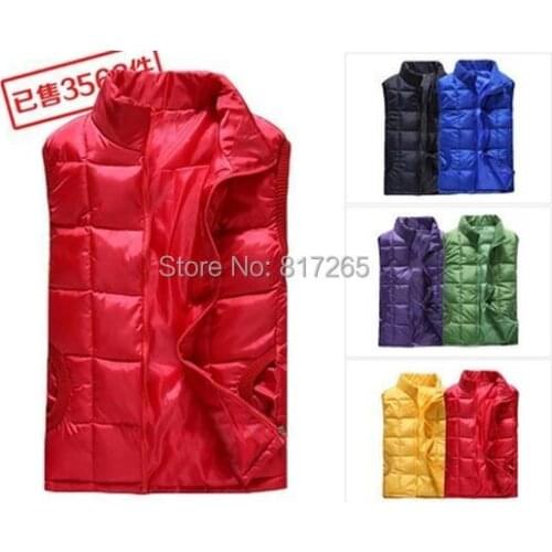 Winter women casual sleeveless vest fashion Top Quality Brand New Mens Down vest & Down Outerwear women jacket
