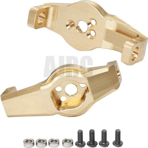 2PCS Brass Heavy Counterweight Front Caster Blocks Portal Drive for RC Crawler Traxxas TRX-4 TRX-6 8232 Upgrade Parts