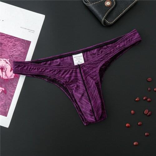 2pcs/lot long nose G-Strings Men thong fun sexy T pants cotton pantie gay panties interest mens u convex underwear nylon thong