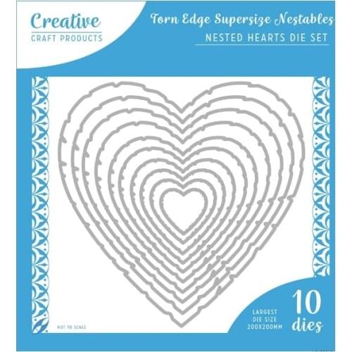 2021 AliliArts Metal Cutting Dies Big Heart frame set diy Scrapbooking Photo Album Decorative Embossing PaperCard Crafts Die