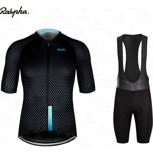 2021 Ralvpha Cycling Jersey Set New Breathable Racing Sport Bicycle Jersey Raphaful Men Cycling Clothing Short Bike Jersey suit