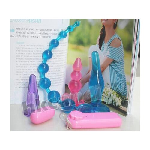 5pcs Butt Plug Massager Double Jump Egg Vibrator Sets sexy nightlife anchor backyard Stimulating Bullet Anal sex Toys for women