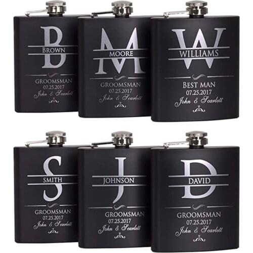 Akuliqi Stainless Steel Flat Flasks