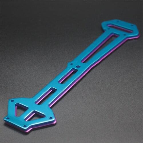 HSP 04002 03990 Aluminum Metal Radio Tray Blue & Purple For 1/10 4WD RC Model Car Buggy Monster Bigfoot Truck 94111 94107 9411