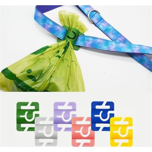 New Dog Poop Bag Holder Waste Carrier Pet Supplies Sturdy Durable Dog Traction Rope Distributor Dogs Leash Dispenser Clean Tools