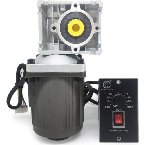 40W AC220V Induction Asynchronous Motor + RV30 Worm Gearbox, 5K-100K, with Speed Controller
