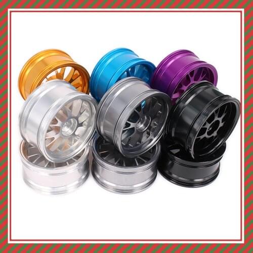 Challenger Hellcat Style Y Type Wheel Rim w/o Tire For Rc 1/10 On-Road Racing Crawler tyre Axial Wltoys Himoto HPI CNC Drifting