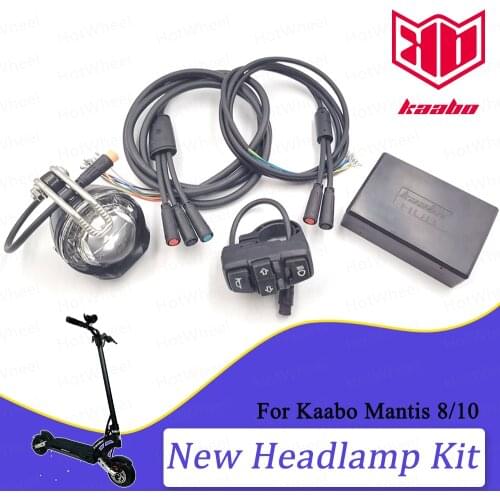 Kaabo Mantis New Style Headlamp Kit Main Wire Upgraded Switch Button ECO TURBO Single Dual Assembly Board Electric Scooter Parts
