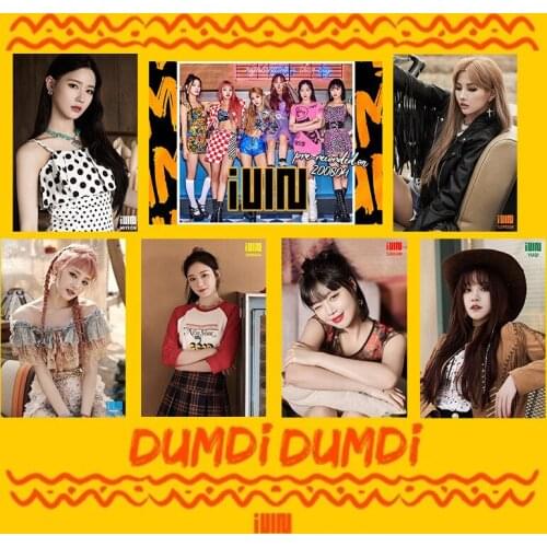 KPOP (G)I-DLE New Album DUMDi DUMDi Nicha Yontararak Poster Wall Banner Poster Fans Collection b125
