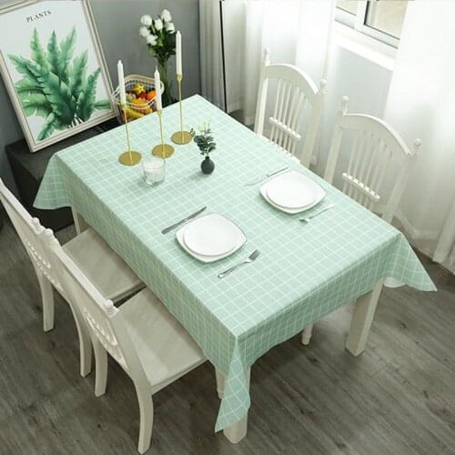 Mcao 100% Waterproof Table Cloth Oil-Proof Rectangle Tablecloths Wipeable Stain Resistant Table Covers for Outdoor&Indoor TJ0306