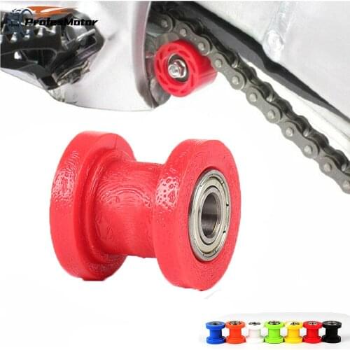 8/10mm Wheel Tensioner Guide Drive Chain Roller Pulley For ATV XR CR CRF Enduro Motorcycle Motocross Pit Dirt Mini Bike