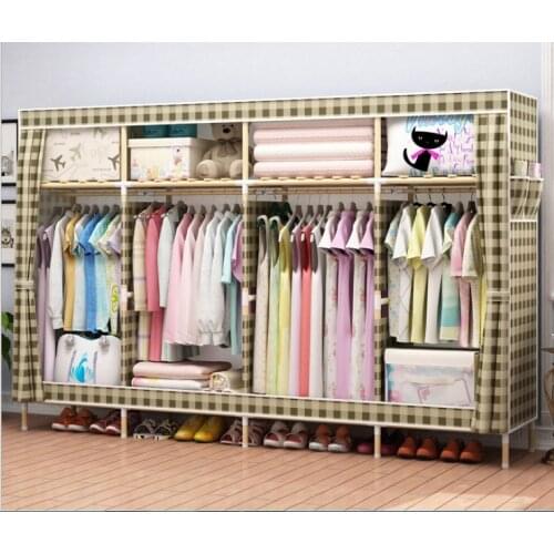 Latest wooden wardrobe length 210cm