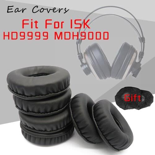Ear Pads For ISK MDH9000 HD9999 Headphone Earpads Replacement Headset Ear Pad PU Leather Sponge Foam