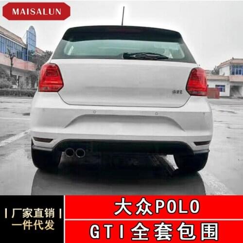 Applicable to Polo Volkswagen Gti Full Set Large Enveloping Pp Front Rear Bar Back Lip Side Skirt