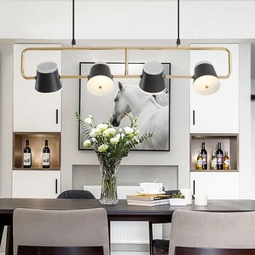 Nordic Style Acrylic Led Pendant Lamp Furniture Personality Creative Light Bedroom Modern Simple Restaurant Living Room