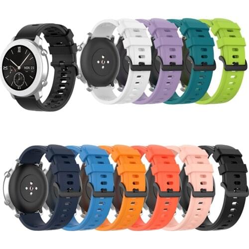 Replacement 20MM Watch Strap Pure Color Smart Watchband for Huami Amazfit GTR 42MM /Amazfit GTS/Amazfit BIP/ BIP Lite
