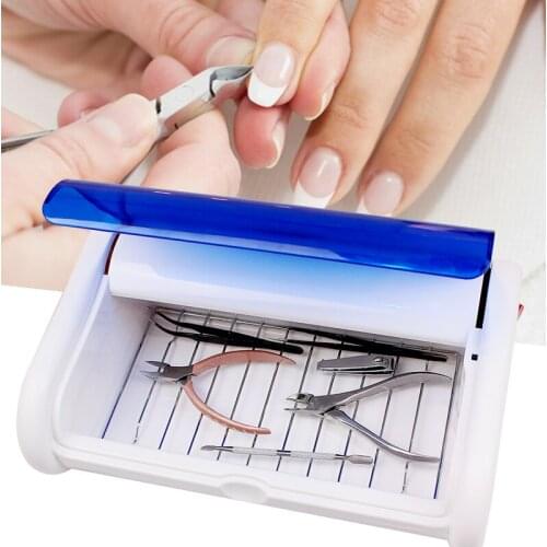220V EU Plug UV Sterilizer Nails Vet-Tattoo Dental Medical Autoclave Manicure Tools Household UV Sterilizezation Box