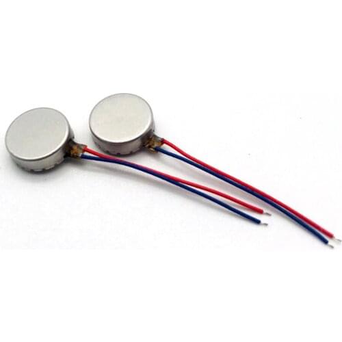 Taidacent 50 Pcs Vibrating Motors 5V Vibration Motor 1030 Anti-lost Mobile Phone Small DC Motor Flat Small