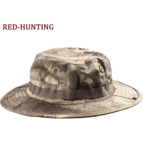 Tactical Airsoft Sniper Camouflage Boonie Hats Nepalese Cap Militares Army American Military Accessories Hiking A-Tacs FG