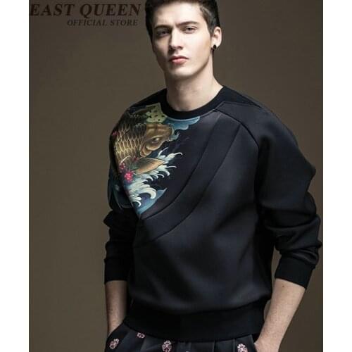 2018 new arrival couple clothes animal printed oriental mens clothing fashion long sleeve couple hoodie for lovers KK643 Q